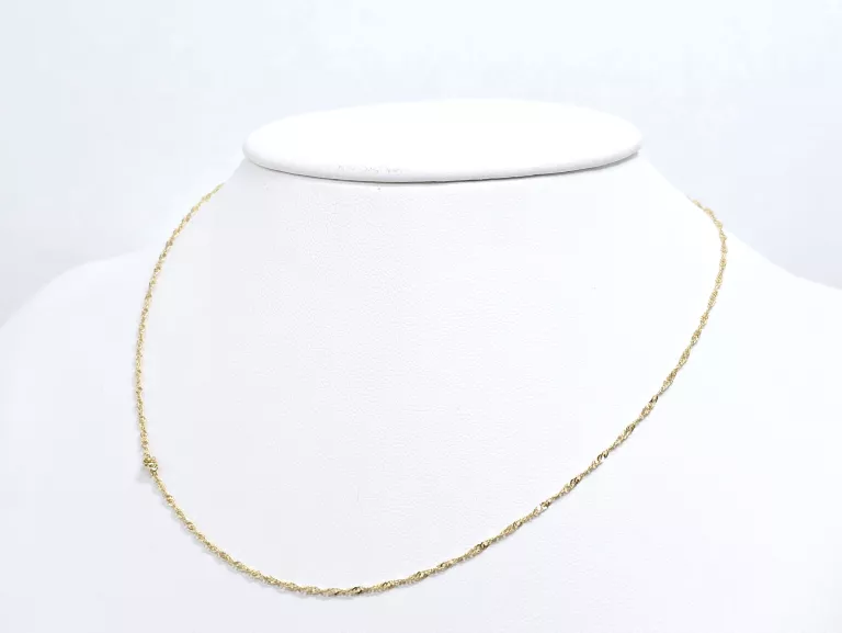 ZŁOTY ŁAŃCUSZEK SINGAPUR 585 0,96G 40CM