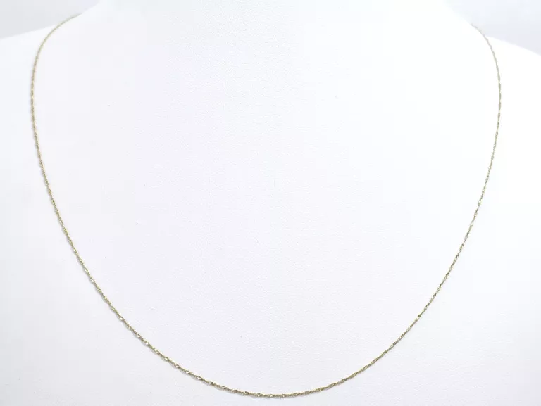 ZŁOTY ŁAŃCUSZEK SINGAPUR 585 0,82G 55CM