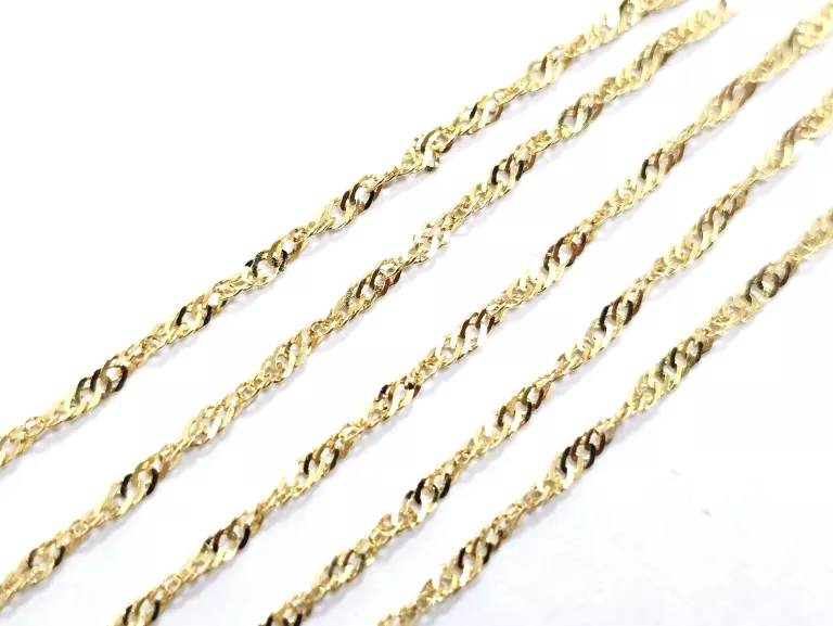 ZŁOTY ŁAŃCUSZEK SINGAPUR 585 0,96G 40CM