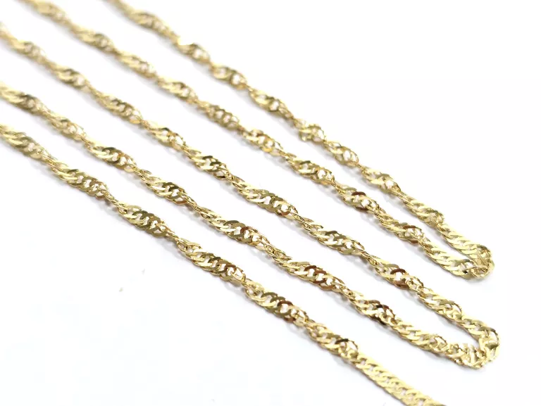 ZŁOTY ŁAŃCUSZEK SINGAPUR 585 0,96G 40CM