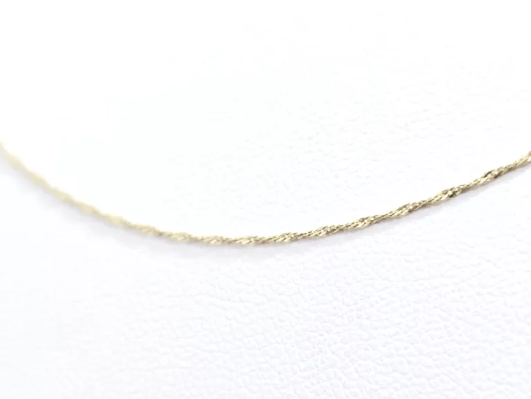 ZŁOTY ŁAŃCUSZEK SINGAPUR 585 0,82G 55CM