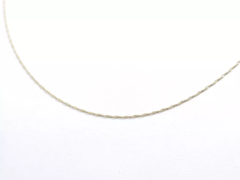 ZŁOTY ŁAŃCUSZEK SINGAPUR 585 0,82G 55CM