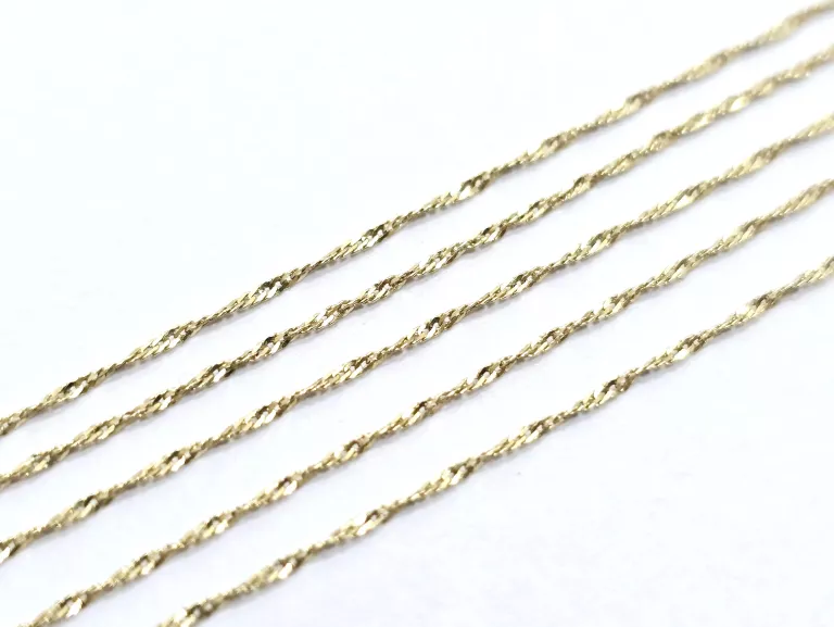 ZŁOTY ŁAŃCUSZEK SINGAPUR 585 0,82G 55CM