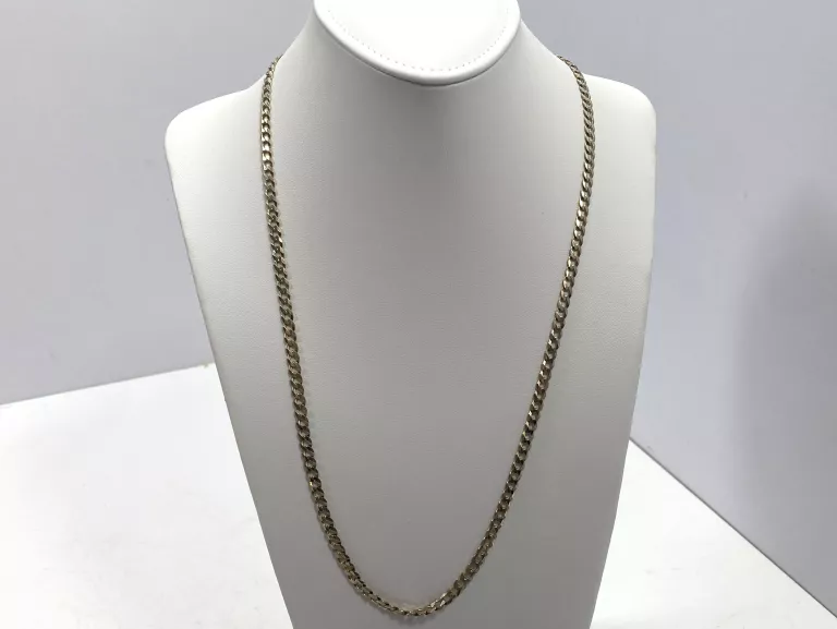 SREBRNY ŁAŃCUSZEK SPLOT PANCERKA 11,81G 55CM