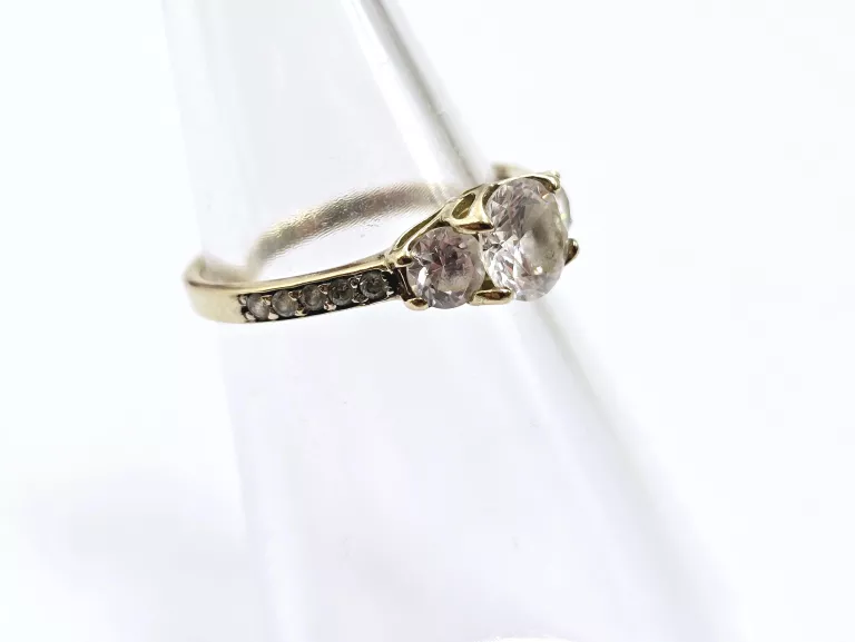 ZŁOTY PIERŚCIONEK Z CYRKONIAMI 333 1,91G 14