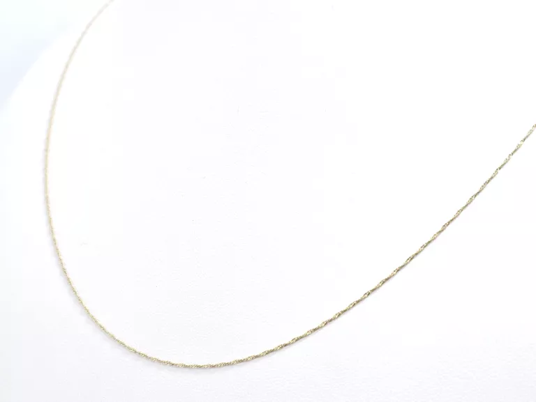 ZŁOTY ŁAŃCUSZEK SINGAPUR 585 0,82G 55CM