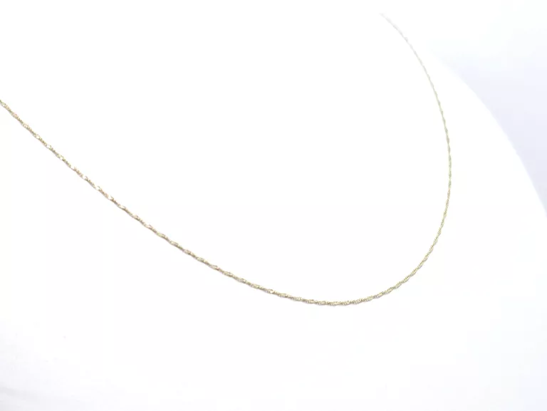 ZŁOTY ŁAŃCUSZEK SINGAPUR 585 0,82G 55CM