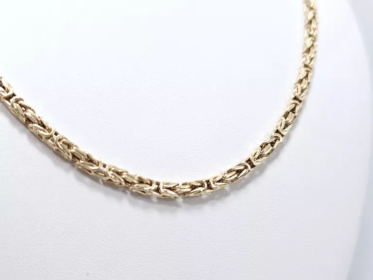 ZŁOTY ŁAŃCUCH KRÓLEWSKI BIZANTYJSKI 585 46,49G 60CM