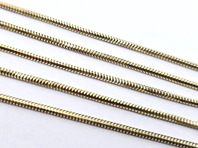 ZŁOTY ŁAŃCUSZEK ŻMIJKA 585 4,15G 50CM