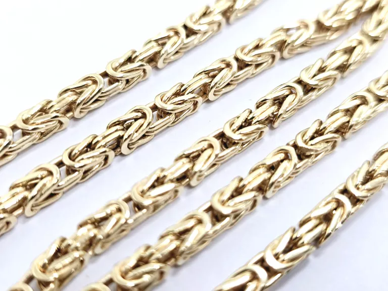 ZŁOTY ŁAŃCUCH KRÓLEWSKI BIZANTYJSKI 585 46,49G 60CM