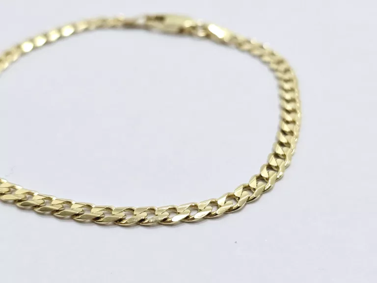 ZŁOTA BRANSOLETKA PANCERKA 585 5,07G 19CM