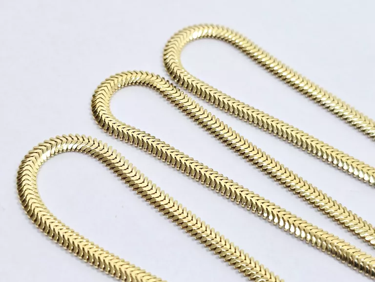 ZŁOTY ŁAŃCUSZEK TAŚMA 585 9,45G 50CM