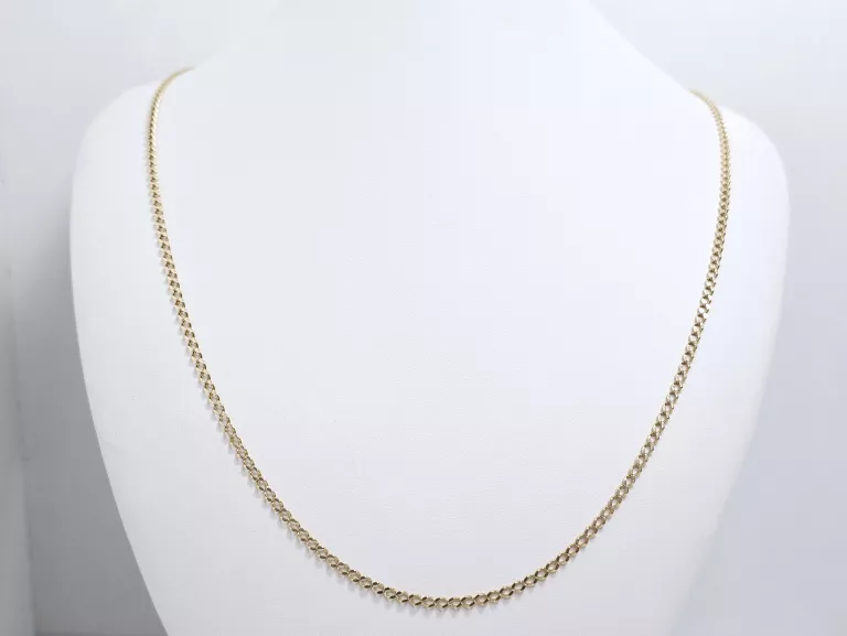 ZŁOTY ŁAŃCUSZEK PANCERKA 585 9,80G 70CM