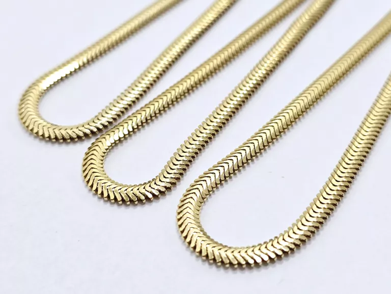 ZŁOTY ŁAŃCUSZEK TAŚMA 585 9,45G 50CM