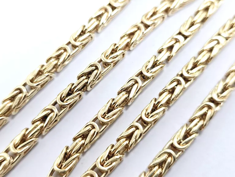 ZŁOTY ŁAŃCUCH KRÓLEWSKI BIZANTYJSKI 585 46,49G 60CM