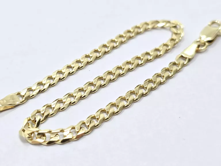 ZŁOTA BRANSOLETKA PANCERKA 585 5,07G 19CM