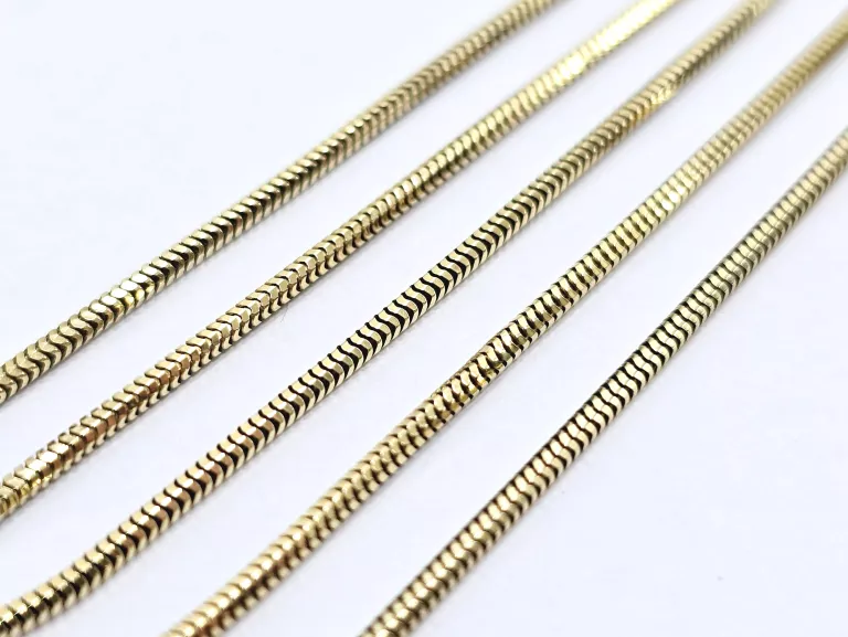 ZŁOTY ŁAŃCUSZEK ŻMIJKA 585 4,15G 50CM