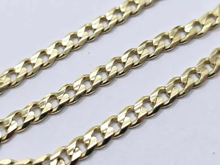 ZŁOTA BRANSOLETKA PANCERKA 585 5,07G 19CM