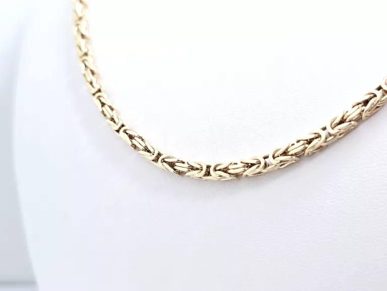 ZŁOTY ŁAŃCUCH KRÓLEWSKI BIZANTYJSKI 585 46,49G 60CM