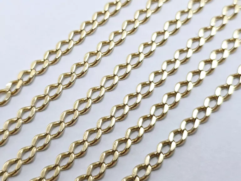 ZŁOTY ŁAŃCUSZEK PANCERKA 585 9,80G 70CM