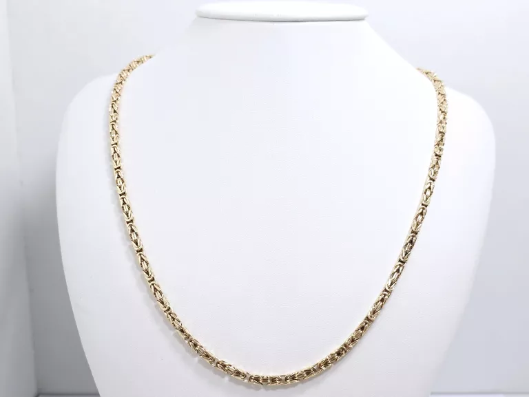 ZŁOTY ŁAŃCUCH KRÓLEWSKI BIZANTYJSKI 585 46,49G 60CM