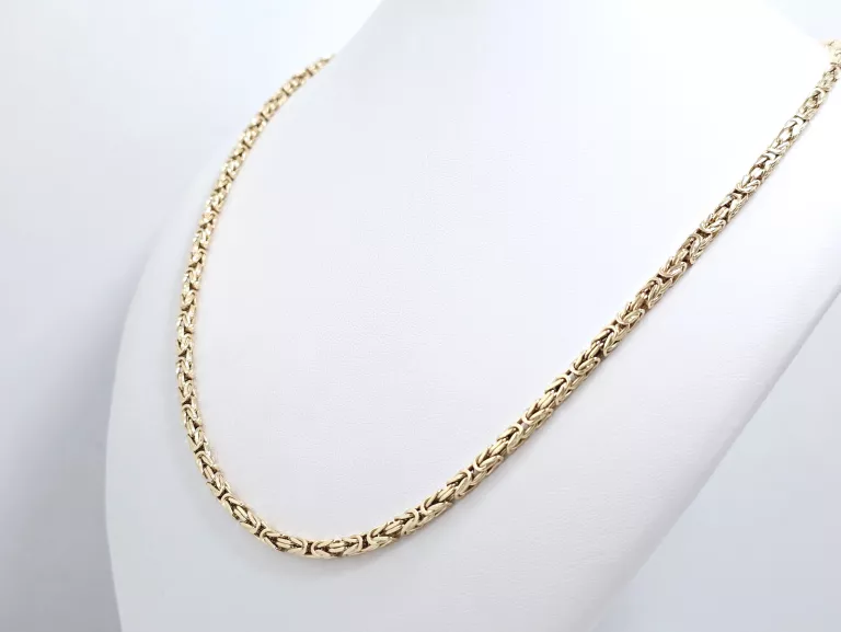 ZŁOTY ŁAŃCUCH KRÓLEWSKI BIZANTYJSKI 585 46,49G 60CM