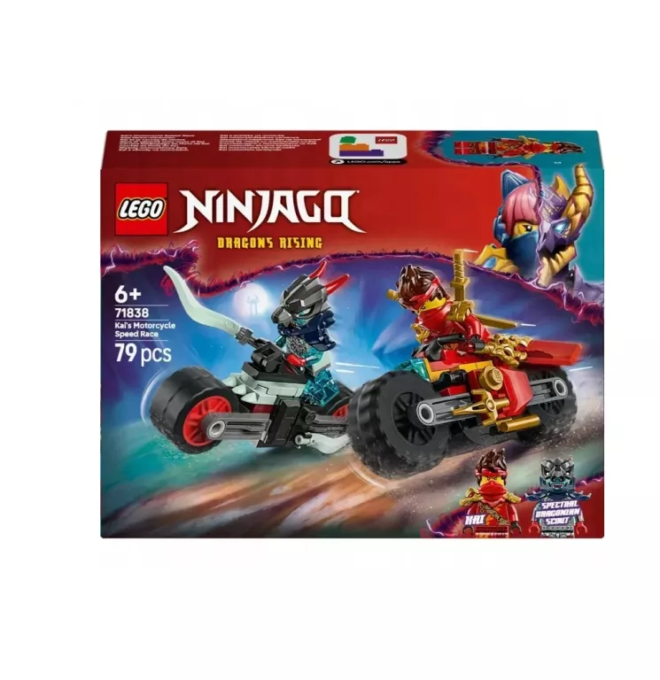 KLOCKI LEGO NINJAGO 71838 WYŚCIG MOTOCYKLOWY KAIA