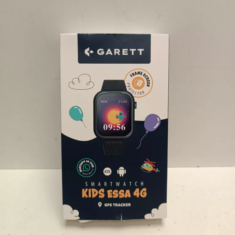 GARETT KIDS ESSA 4G CZARNY