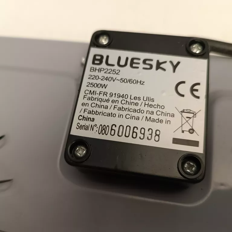 KUCHENKA DWA PALNIKI ELEKTRYCZNA BLUESKY BHP 2252