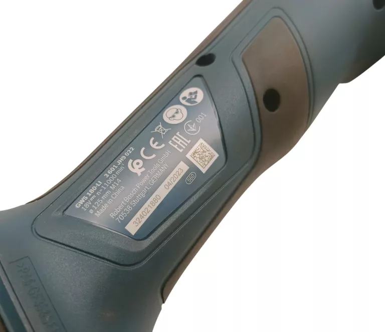 SZLIFIERKA KĄTOWA BOSCH GWS 180-LI +AKUMULATOR 18V