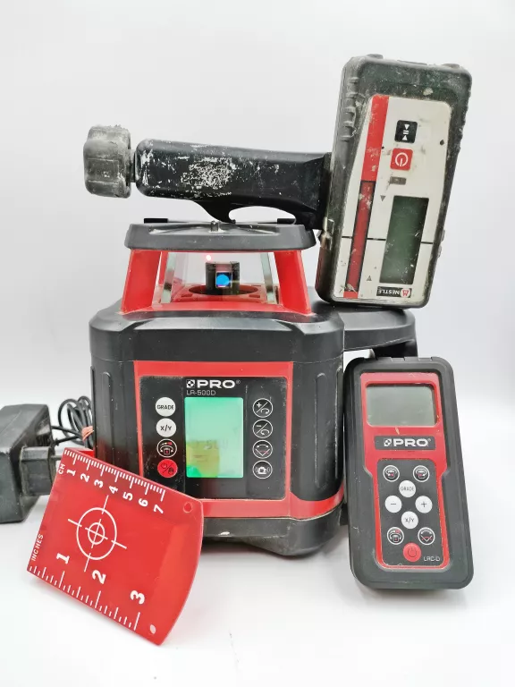 LASER ROTACYJNY Z CZERWONĄ WIĄZKĄ LR-500XY PRO