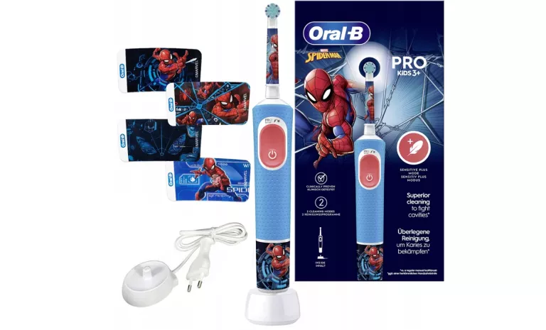 ORAL-B VITALITY PRO SZCZOTECZKA ELEKTRYCZNA DO ZĘBÓW DLA DZIECI SPIDERMAN
