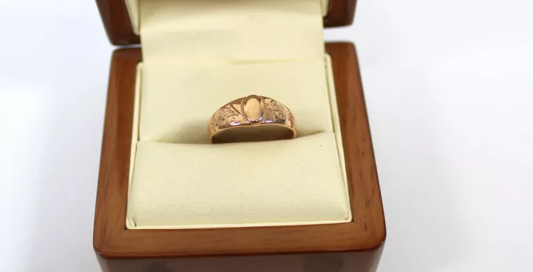 WIEKOWY ZŁOTY PIERSCIONEK P585 R14