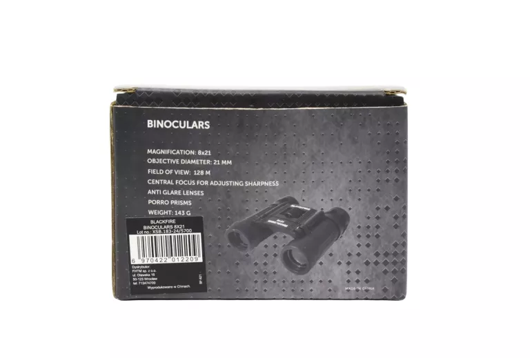 LORNETKA WOJSKOWA TURYSTYCZNA OBSERWACYJNA SKŁADANA BLACKFIRE 8X21