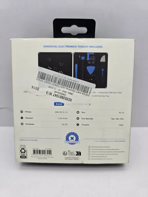 ZESTAW NARZĘDZI IFIXIT ESSENTIAL ELECTRONICS TOOLKIT - BITY OTWIERAK KOSTK