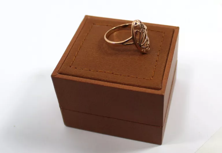 RARYTASOWY ZŁOTY PIERSCIONEK P585 R18