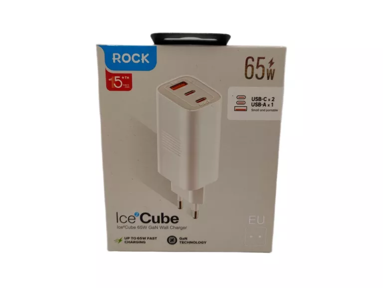 rock-biala-ladowarka-sieciowa-ice2cube-gan-usb-2xtyp-c-pd-65w-3a-wlotowa-5b-krakow