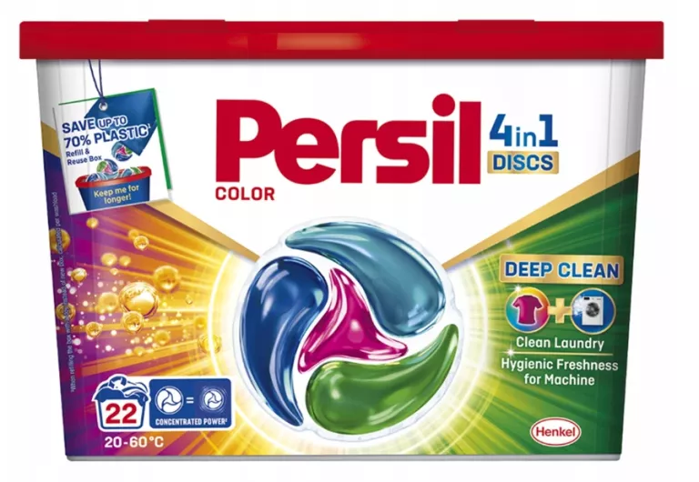 PERSIL DISCS COLOR 22 4 IN 1 DEEP CLEAN KAPSUŁKI DO PRANIA 9000101829099