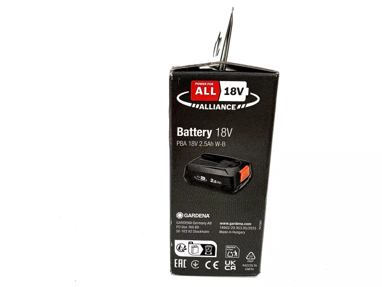 GARDENA 14903 AKUMULATOR PBA 18V/45 2.5AH