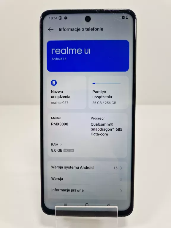TELEFON REALME C67 8/256GB