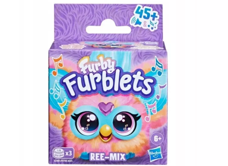 INTERAKTYWNA MASKOTKA FURBY FURBLETS REE-MIX