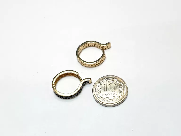 ZŁOTE KOLCZYKI 14K 585 3,01G OD LOOMBARD