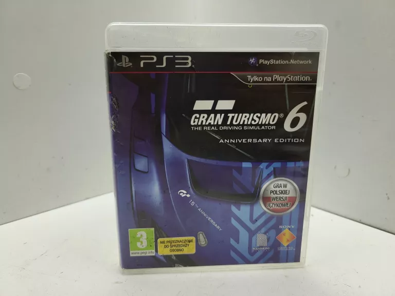 GRA NA PS3 GRAN TURISMO 6