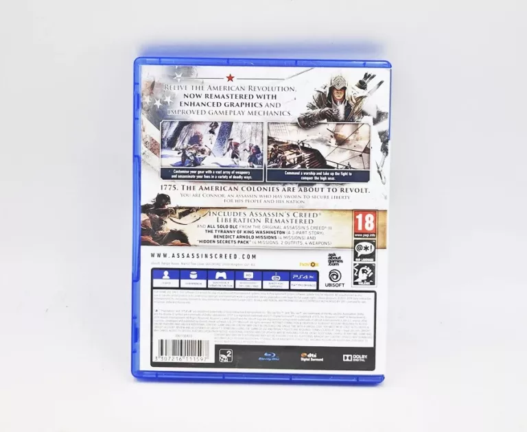 GRA PS4 ASSASINS GREED III REMASTERED