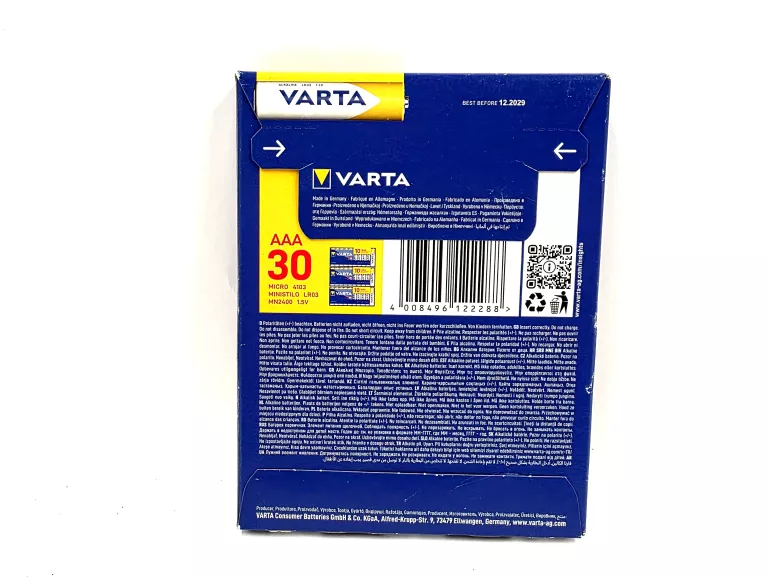 BATERIE VARTA 30 SZT AAA