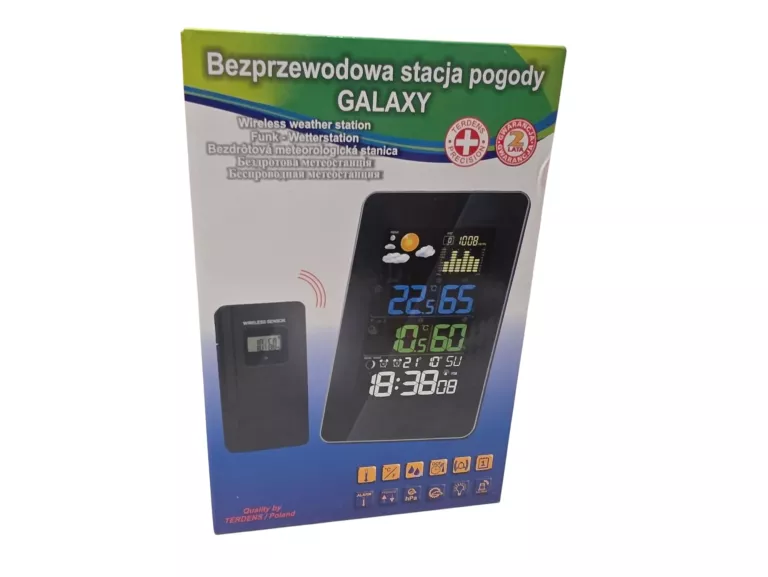 STACJA POGODOWA GALAXY 3830 KOMPLET