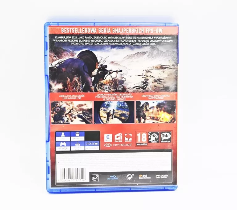 GRA NA PS4 SNIPERGHOSR WARRIOR CONTRACTS 2