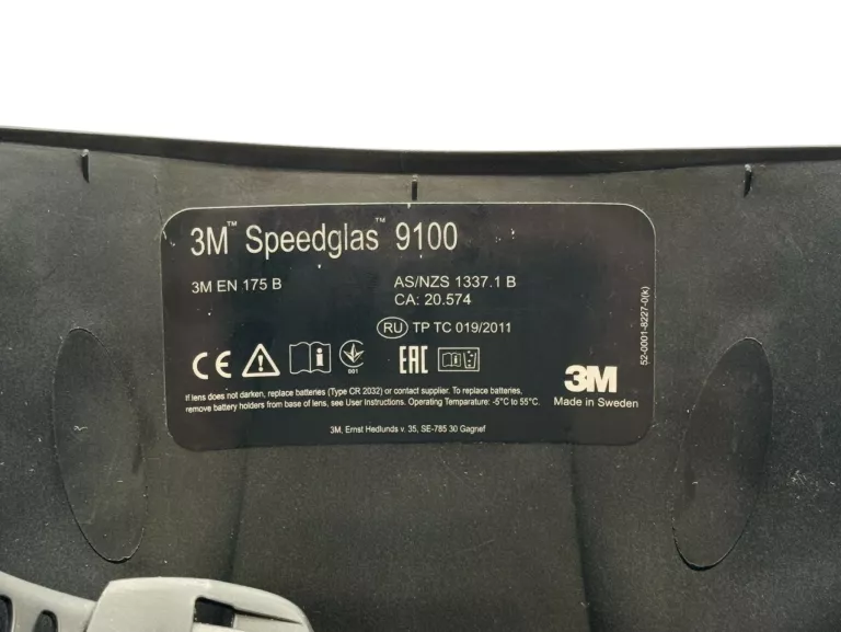 PRZYŁBICA MASKA SPAWALNICZA Z FILTREM 3M SPEEDGLAS 9100XXI SZYBKI BOCZNE