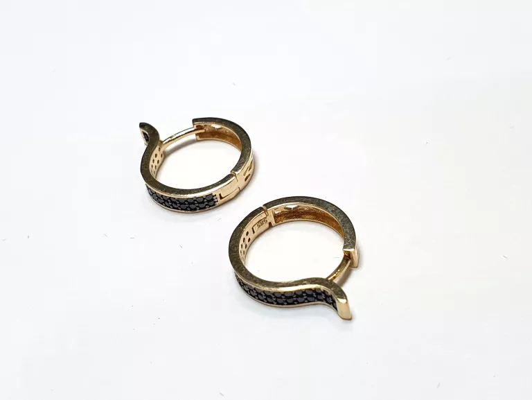 ZŁOTE KOLCZYKI 14K 585 3,01G OD LOOMBARD