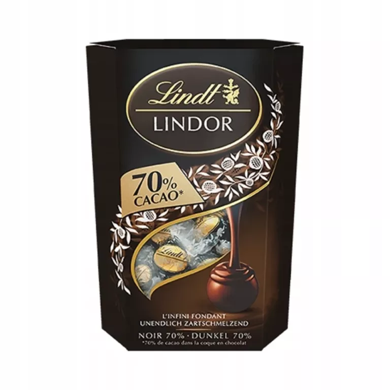 PRALINY LINDT LINDOR DARK 70% 200G